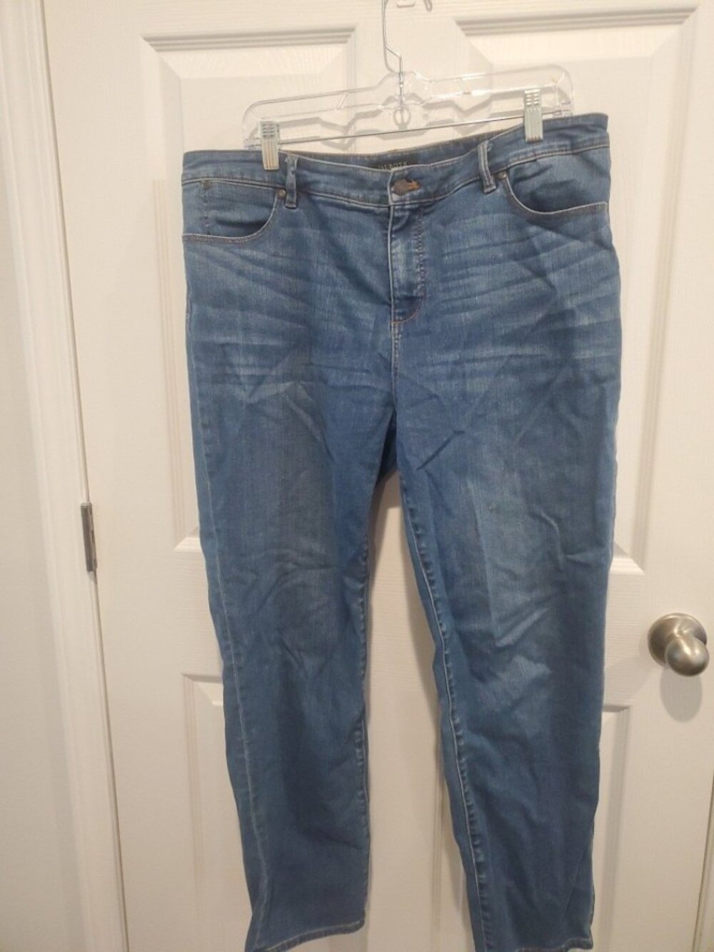 Talbots Flawless Jeans Size 16 Womens Slim Ankle Five-Pocket So Slimming Classic